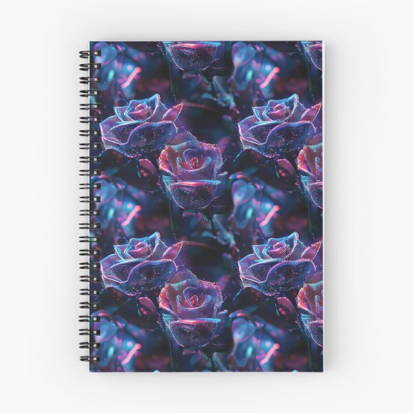 Item preview, Cyber-Floral Fusion - 3D Neon Roses designed and sold by MidArtForge.