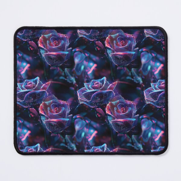 Item preview, Cyber-Floral Fusion - 3D Neon Roses designed and sold by MidArtForge.