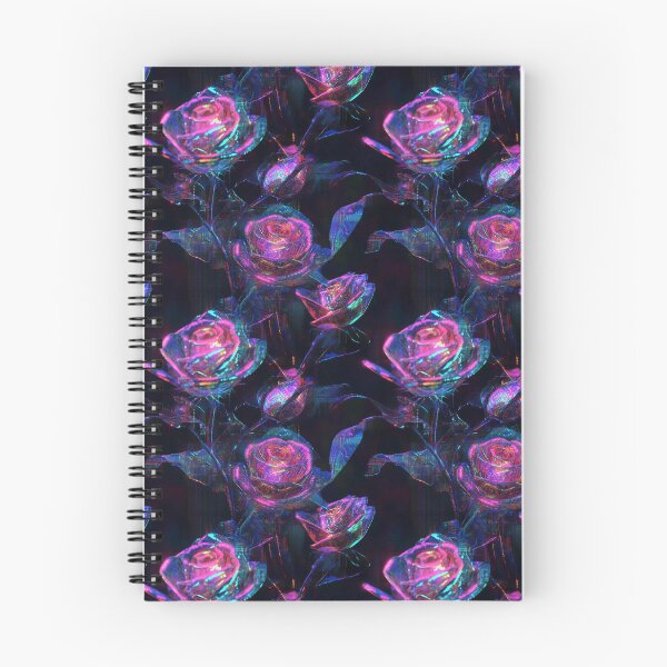 Item preview, Cyber-Floral Fusion - 3D Neon Roses designed and sold by MidArtForge.