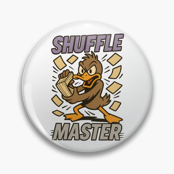 Item preview, Shuffle Master Funny Card Game Duck Design designed and sold by TeeTimeTreasure.