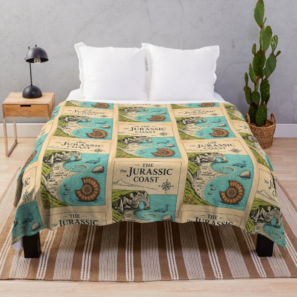 Item preview, Vintage Explorer's Map of the Jurassic Coast, UK designed and sold by Digital Dreams Arts.