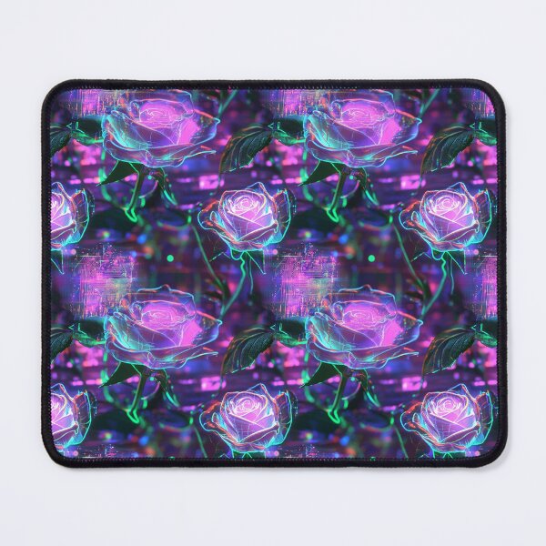 Item preview, Cyber-Floral Fusion - 3D Neon Roses designed and sold by MidArtForge.
