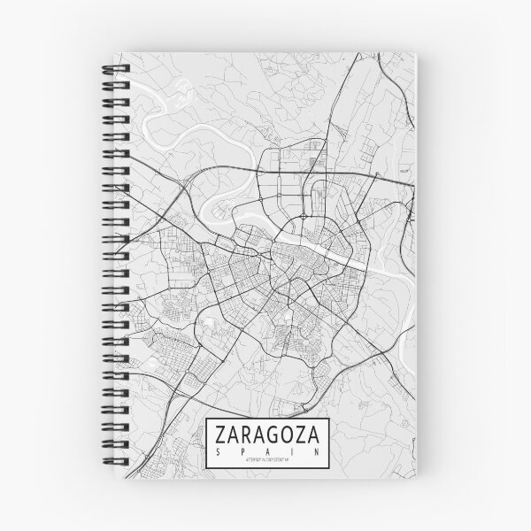Item preview, Zaragoza City Map of Aragon, Spain - Light designed and sold by deMAP.