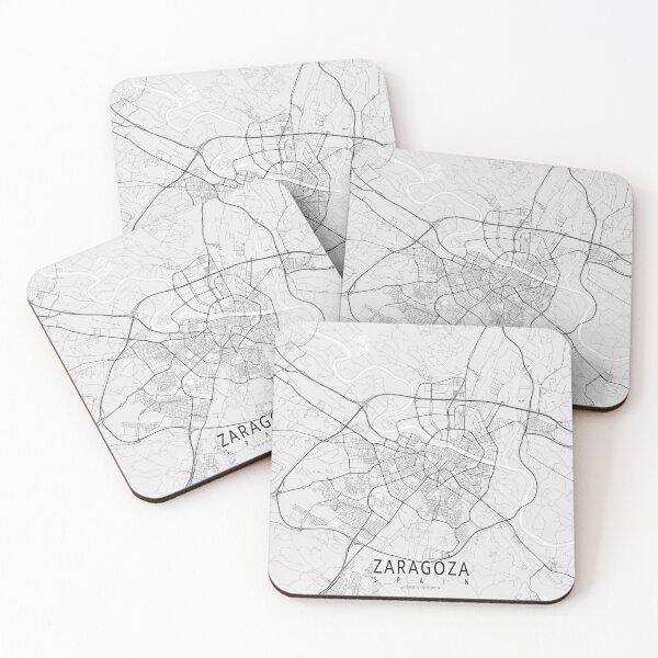 Item preview, Zaragoza City Map of Aragon, Spain - Light designed and sold by deMAP.