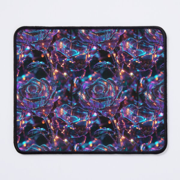 Item preview, Cyber-Floral Fusion - 3D Neon Roses designed and sold by MidArtForge.