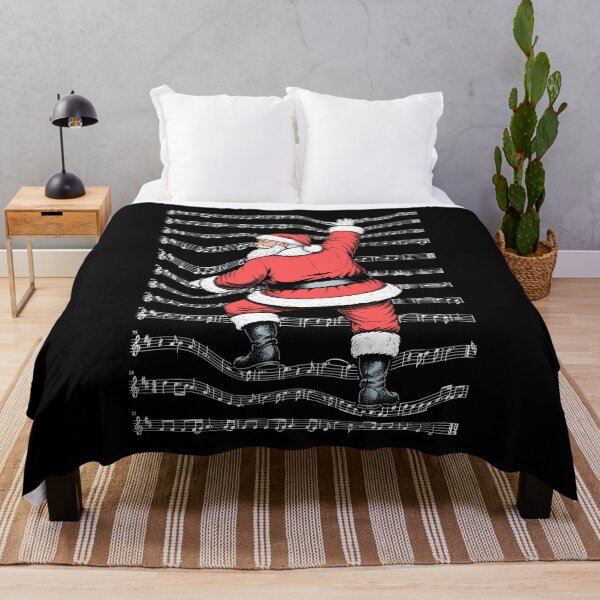 Item preview, Musician Christmas Funny Santa Claus Climbing Sheet Music designed and sold by GrandeDuc.