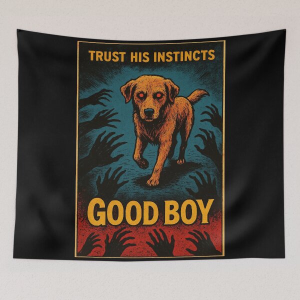 Item preview, Good Boy Retro Horror Comic designed and sold by mikelull.