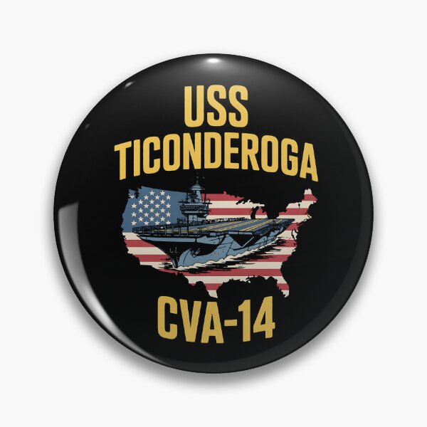 Item preview, Aircraft Carrier USS Ticonderoga CVA-14 Veterans Day Fathers designed and sold by BakeryDozen.