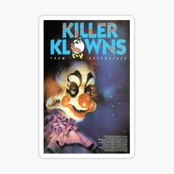 Killer Klowns From Outer Space Alien Sticker