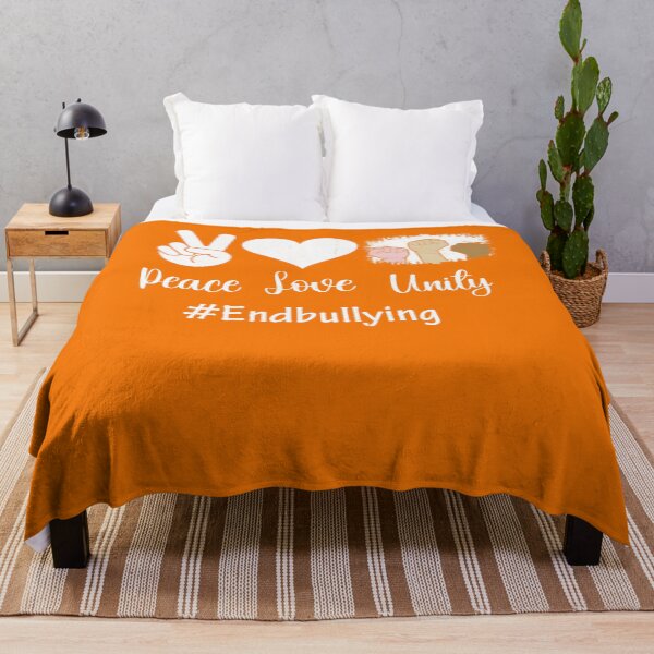 Item preview, Peace Love Unity Orange Anti Bullying Unity Day Endbullying designed and sold by ZANNIX.