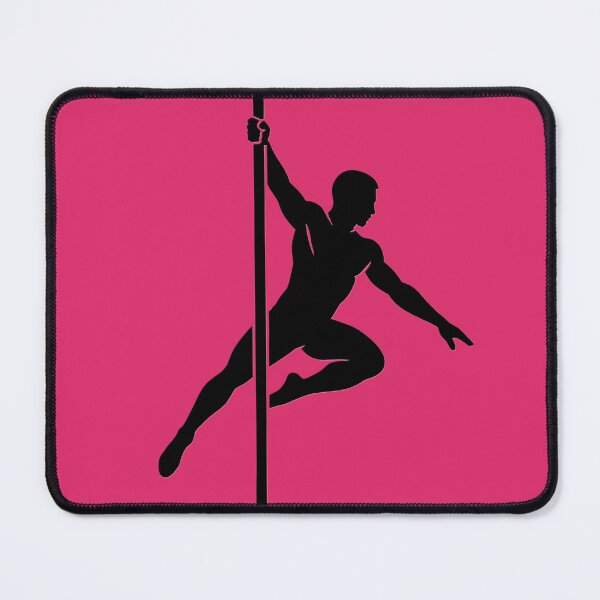 Item preview, Fucsia-  Male Pole Dancing Silhouette designed and sold by InnerFlow.