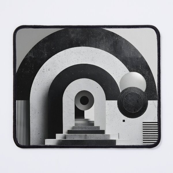 Item preview, Bauhaus Inspired Modern Print – Geometric Poster for Home Office designed and sold by AutoPopStudio.