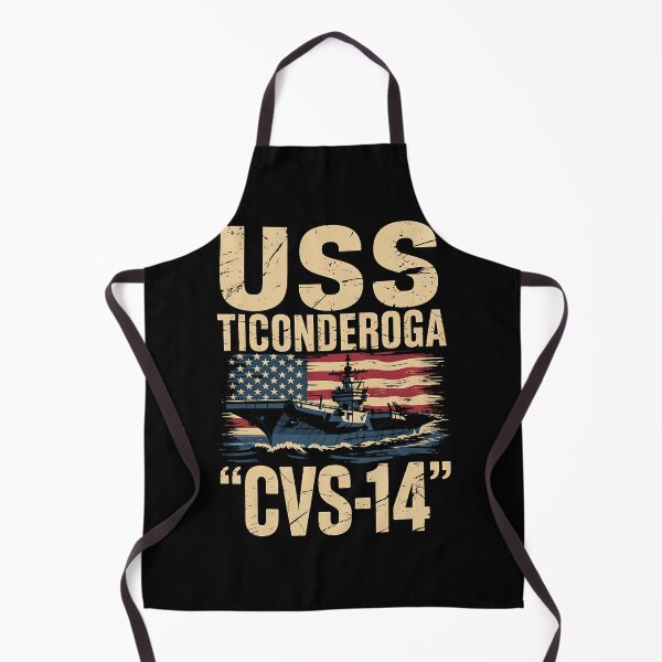 Item preview, Aircraft Carrier USS Ticonderoga CVS-14 Veterans Day Fathers designed and sold by BakeryDozen.