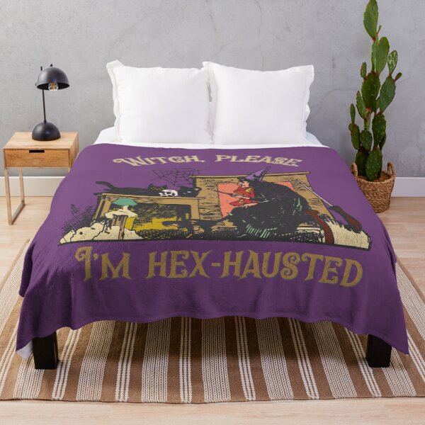 Item preview, Witch Please. I'm Hex-hausted. | Funny Halloween Tired Witch designed and sold by RR-Arts.