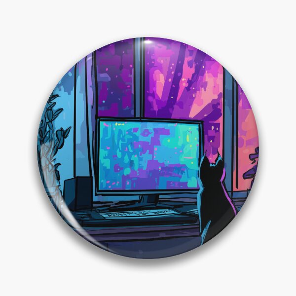 Item preview, Cozy Gaming Setup - RGB Lights and Plants designed and sold by MidArtForge.