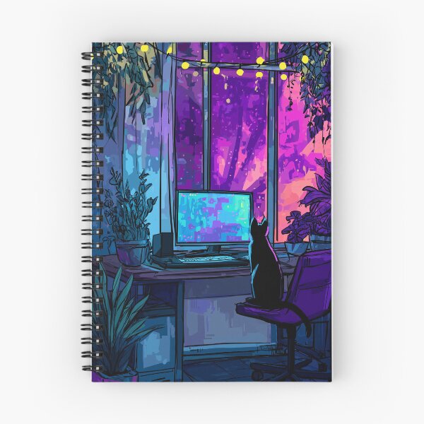 Item preview, Cozy Gaming Setup - RGB Lights and Plants designed and sold by MidArtForge.