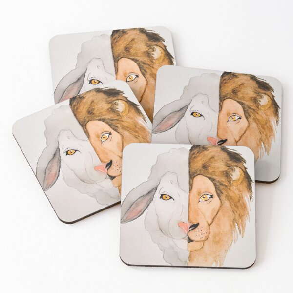 Item preview, Lion and the Lamb designed and sold by APWaterColors01.