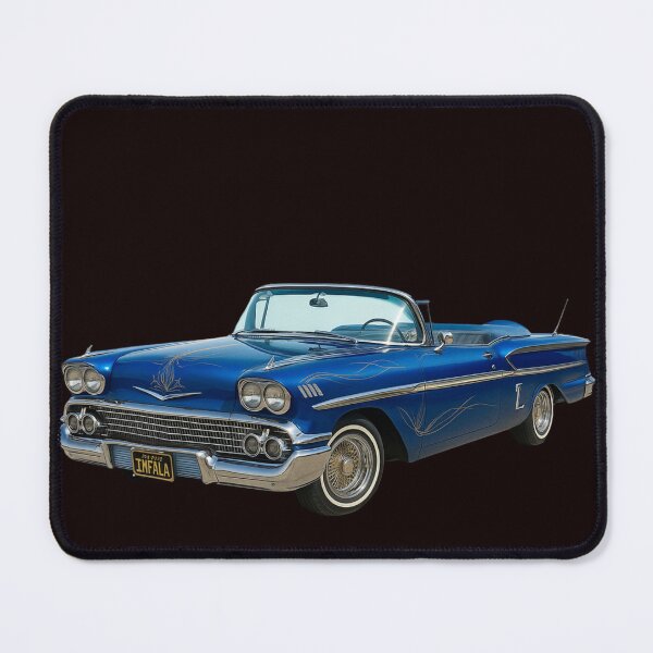 Item preview, 1958 Impala Convertible – Candy Blue Lowrider designed and sold by Tatko Designs.