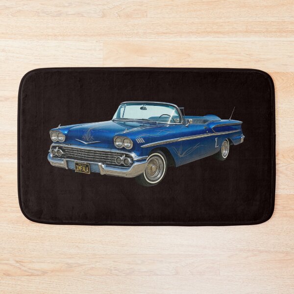 Item preview, 1958 Impala Convertible – Candy Blue Lowrider designed and sold by Tatko Designs.