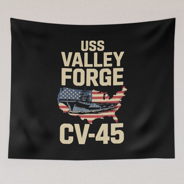 Item preview, Aircraft Carrier USS Valley Forge CV-45 Veterans Day Fathers designed and sold by BakeryDozen.