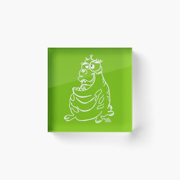 Item preview, curious NEON green monster designed and sold by Aurealis Creatief.