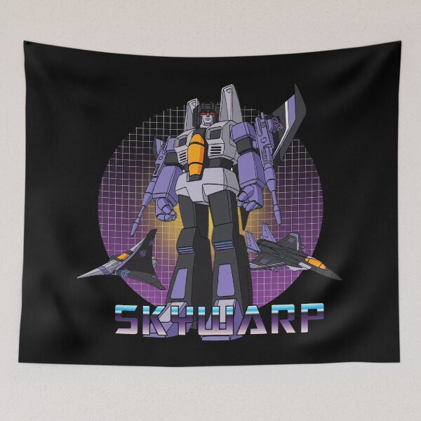 Item preview, Skywarp G1 Robot Jet Artwork Design designed and sold by Retr0Tshirts.