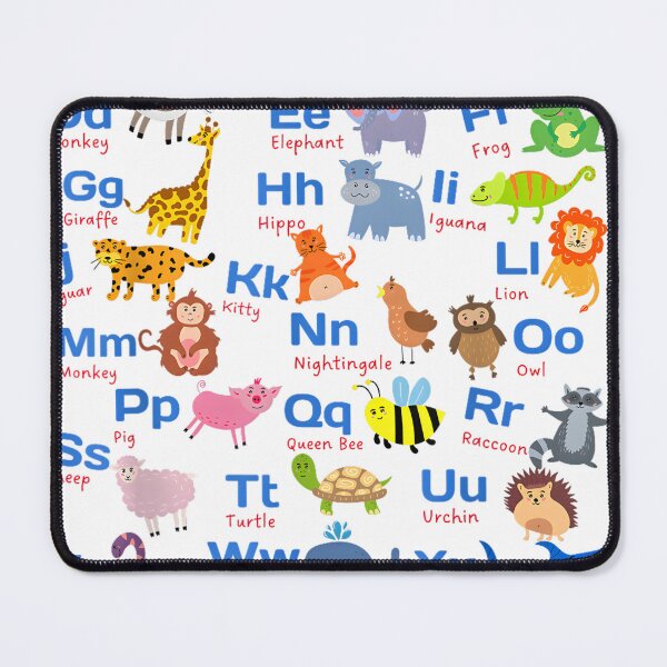 Item preview, "Alphabet Animals for Kids - Fun ABC Learning Chart" designed and sold by 3liegy.