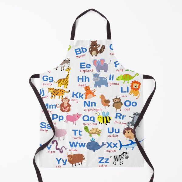 Item preview, "Alphabet Animals for Kids - Fun ABC Learning Chart" designed and sold by 3liegy.