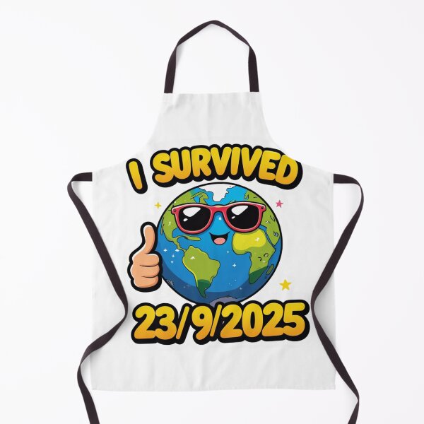 Item preview, I Survived 9/23/2025 Funny Earth Meme Sticker designed and sold by ShadowSteel.