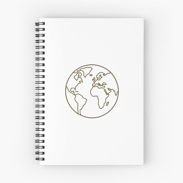 Item preview, Minimal Circular World Map Silhouette designed and sold by Le Grand Requin.