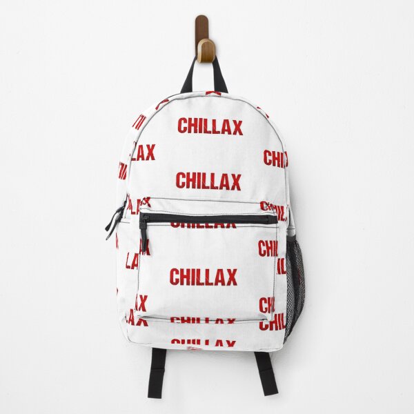 Item preview, Chillax in Red Gritty Bold designed and sold by Memes N Lore .
