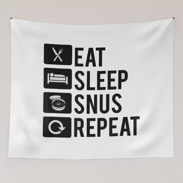 Item preview, Eat Sleep Snus Repeat designed and sold by LottieHill121.