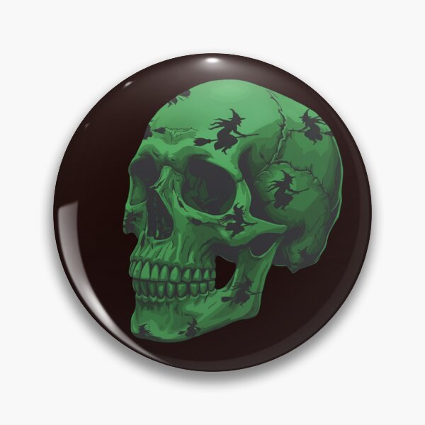 Item preview, Witch Skull a spooky yet stylish Halloween vibe designed and sold by ViviByPaula.