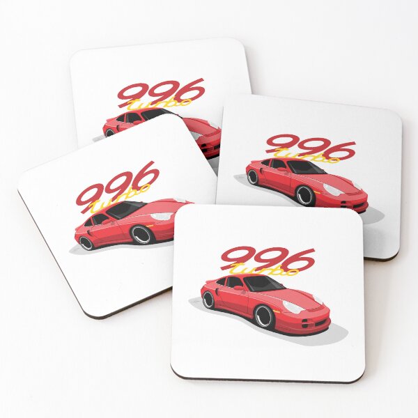Item preview, Ilustración del Porsche 996 turbo rojo designed and sold by blackdogshop.
