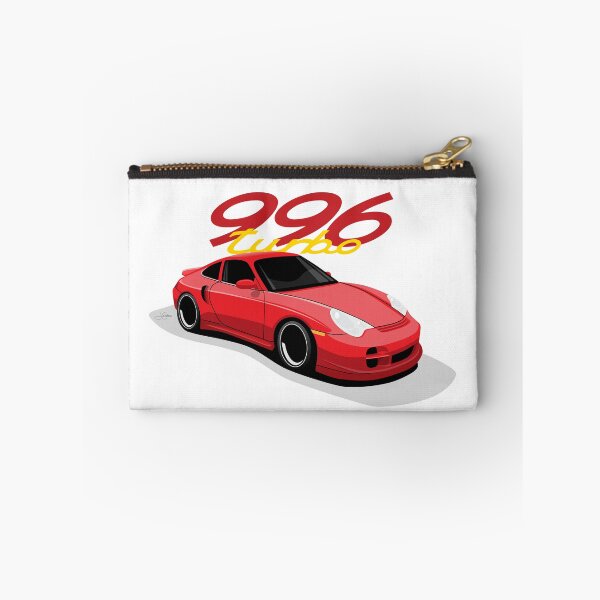 Item preview, Red Porsche 996 turbo illustration designed and sold by blackdogshop.