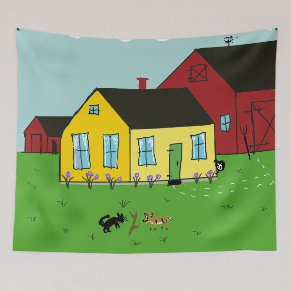 Item preview, Small New England Farm designed and sold by Nigel-here.