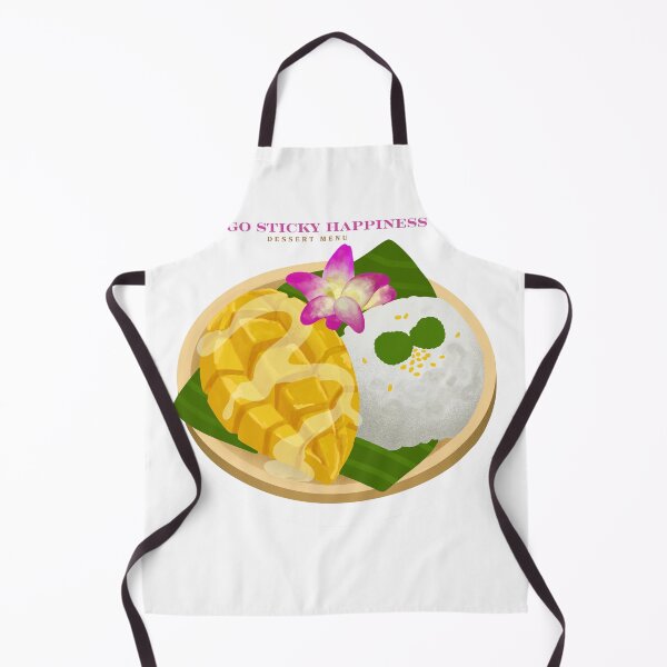 Item preview, Mango Sticky Happiness – Thai Dessert Sticker designed and sold by weerayar.