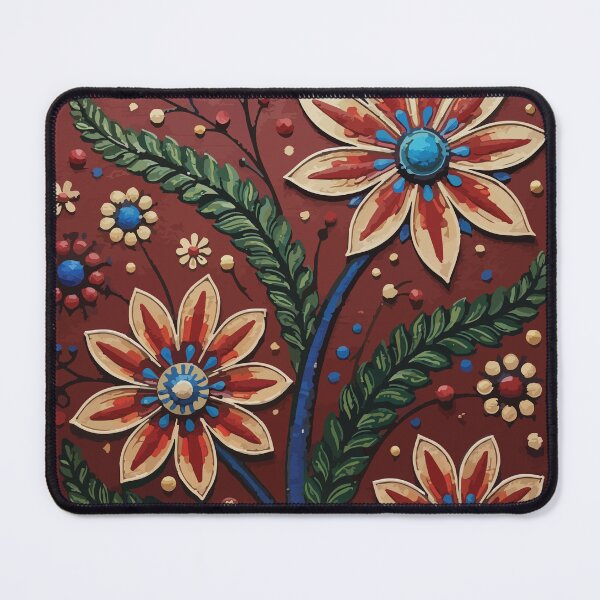 Item preview, Hand Painted Folk Style Flowers designed and sold by mariumah.