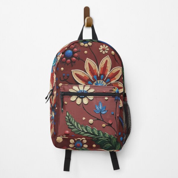 Item preview, Hand Painted Folk Style Flowers designed and sold by mariumah.