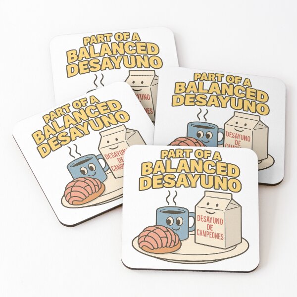 Item preview, Part of a Balanced Desayuno – Funny Mexican Breakfast Pan Dulce Design designed and sold by MerchbvyTodd.