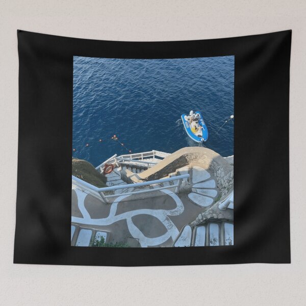 Item preview, Blue Ocean With Decorated Stairs 	 designed and sold by tccquoxm32.