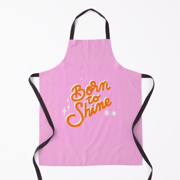 Item preview, Born to Shine Lettering Design | Handwritten Calligraphy with 3D Shadow Effect, Pink Orange & White Sparkle Typography Art designed and sold by indysign.
