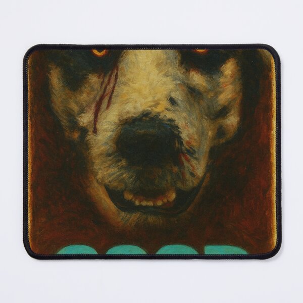 Item preview, Good Boy Disturbing Horror Dog Painting Poster designed and sold by mikelull.