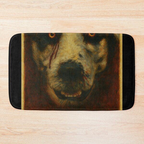 Item preview, Good Boy Disturbing Horror Dog Painting Poster designed and sold by mikelull.