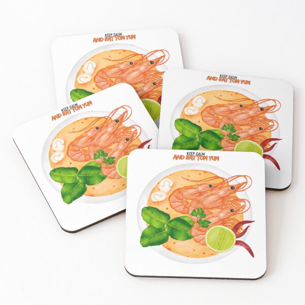 Item preview, Keep Calm and Eat Tom Yum – Thai Soup Sticker designed and sold by weerayar.