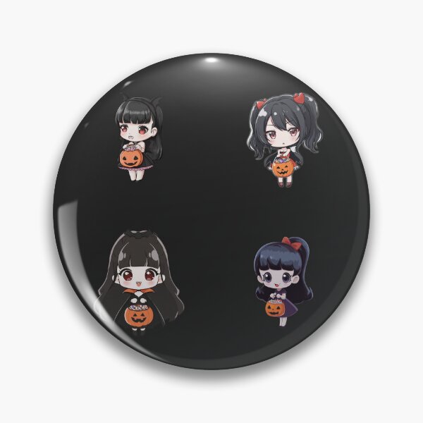 Item preview, Chibi Cute Vampire Girl – Kawaii Halloween Sticker designed and sold by Clawffirmations.