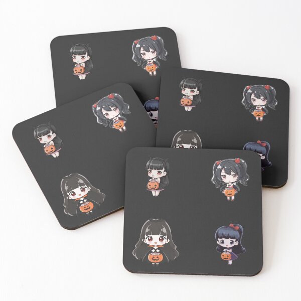 Item preview, Chibi Cute Vampire Girl – Kawaii Halloween Sticker designed and sold by Clawffirmations.