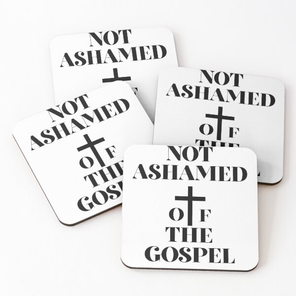 Item preview, Not Ashamed of The Gospel Christian Cross Design designed and sold by FLARE.