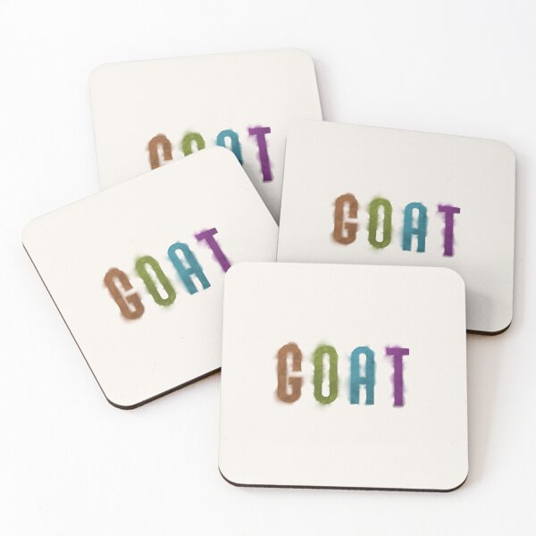 Item preview, GOAT Colorful Bleed Effect Typography designed and sold by trepiu.