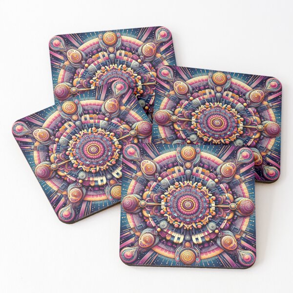 Item preview, Cosmic Circuit Mandala  designed and sold by DreamMandalas.